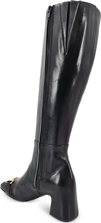 Above-Knee Leather Boots - Image 3