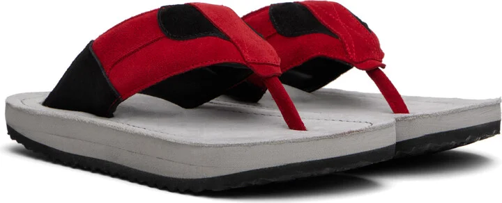ABRA Red & Gray XXL Flip-Flops - Image 4