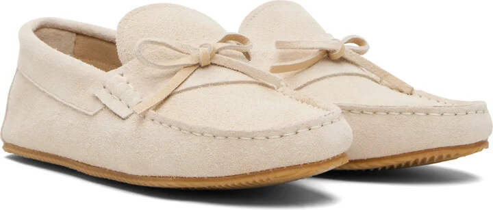 ABRA SSENSE Exclusive Beige Spike Loafers - Image 4