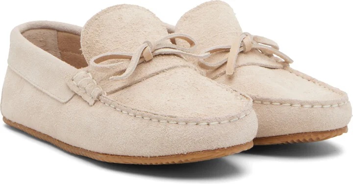 ABRA SSENSE Exclusive Beige Spike Loafers - Image 4