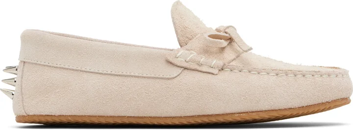 ABRA SSENSE Exclusive Beige Spike Loafers