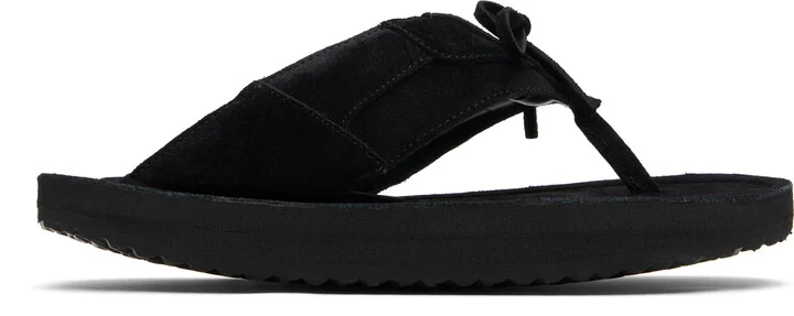 ABRA SSENSE Exclusive Black Platform Flip-Flops
