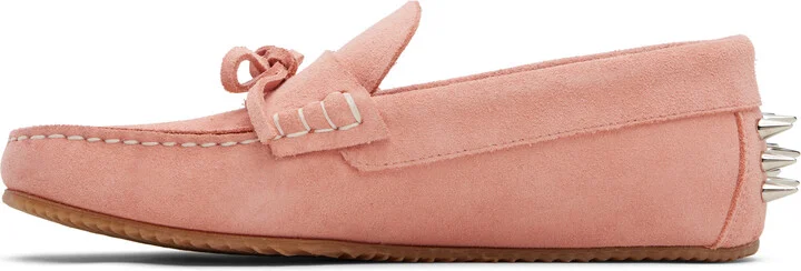 ABRA SSENSE Exclusive Pink Spike Loafers - Image 3