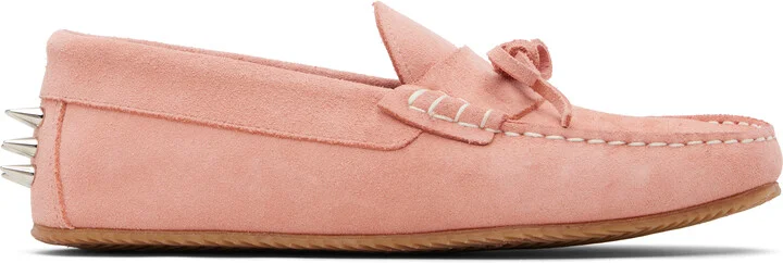 ABRA SSENSE Exclusive Pink Spike Loafers