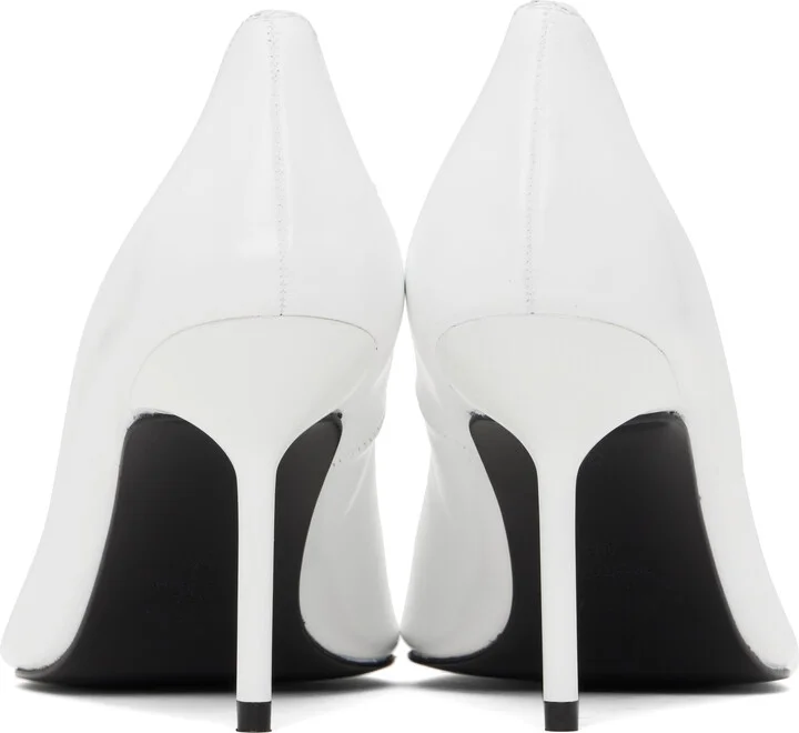 ABRA White Pointed Toe Heels - Image 2