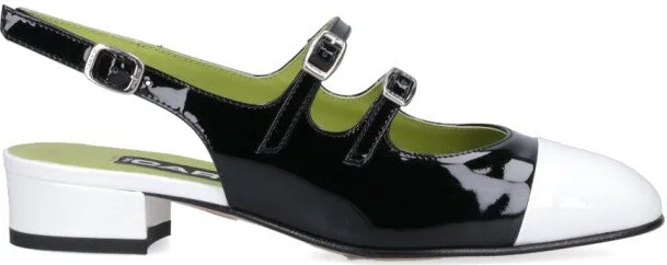 "Abricot" Mary-Jane - Black Patent