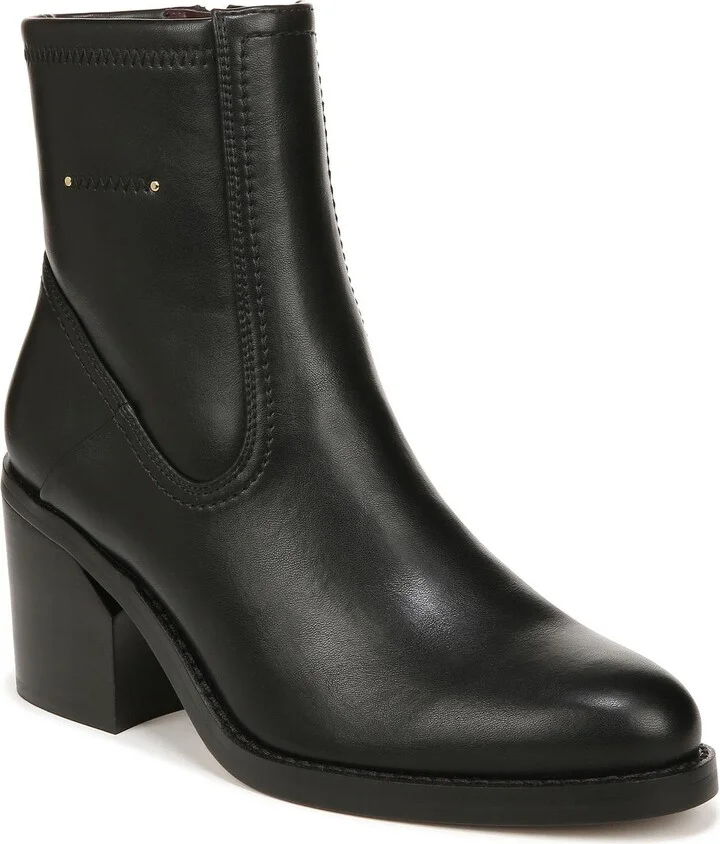 Abril Womens Faux Leather Short Mid-Calf Boots
