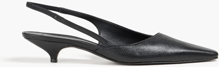 Abside leather slingback pumps