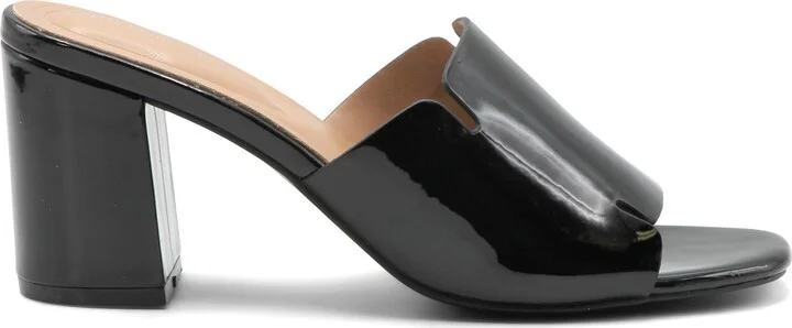 Abstract Block Heel Sandal - Image 2