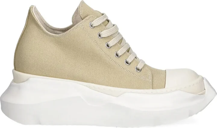 Abstract low-top platform sneakers
