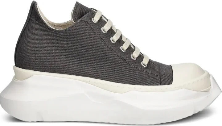 Abstract low-top platform sneakers