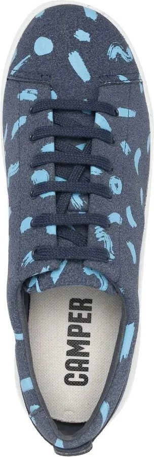 Abstract-Pattern Lace-Up Sneakers - Image 4