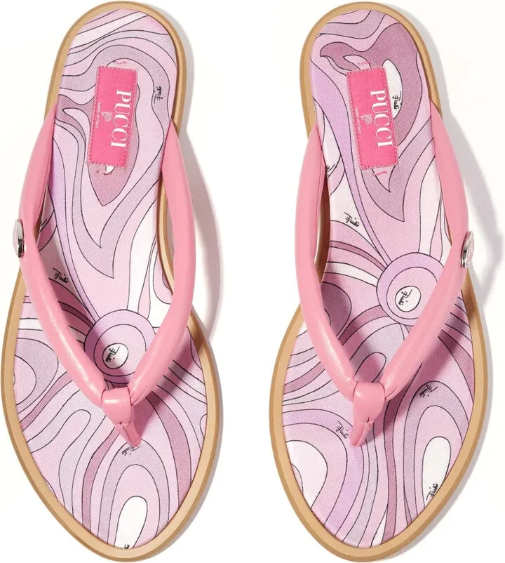 Abstract Print Flip Flops - Image 4