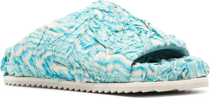 Abstract-Print Slip-On Slides - Image 2