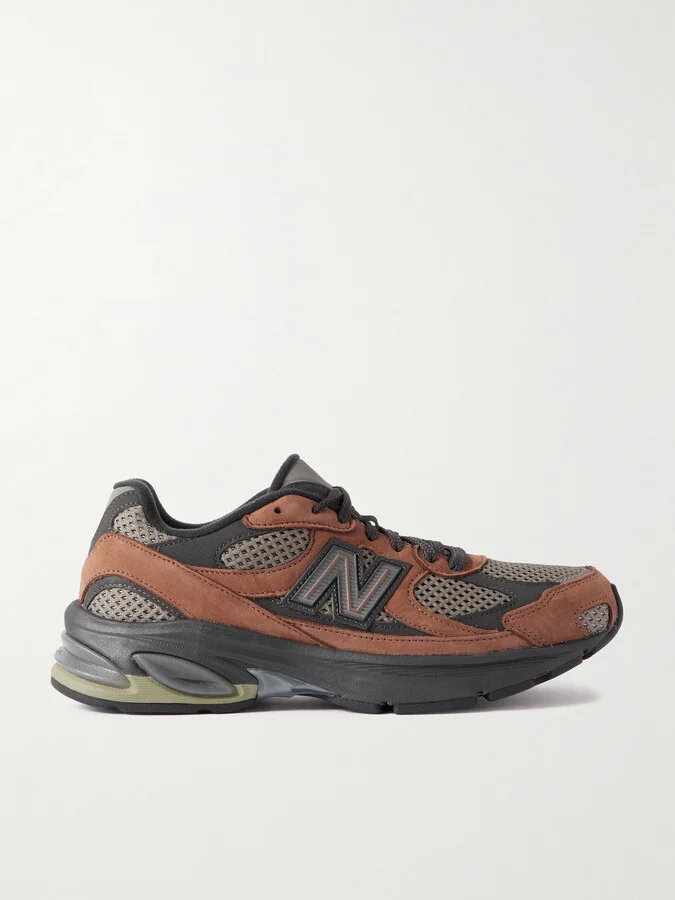 ABZORB 2010 Suede and Mesh Sneakers