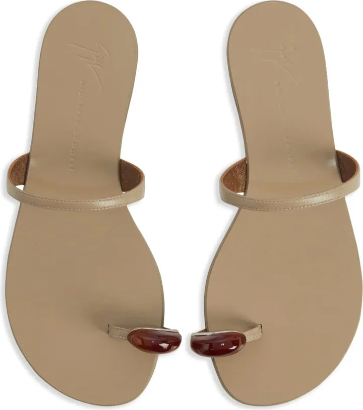 Acates Ring leather sandals - Image 4
