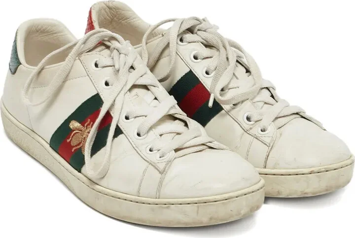 Ace embroidered bee sneakers - Image 5