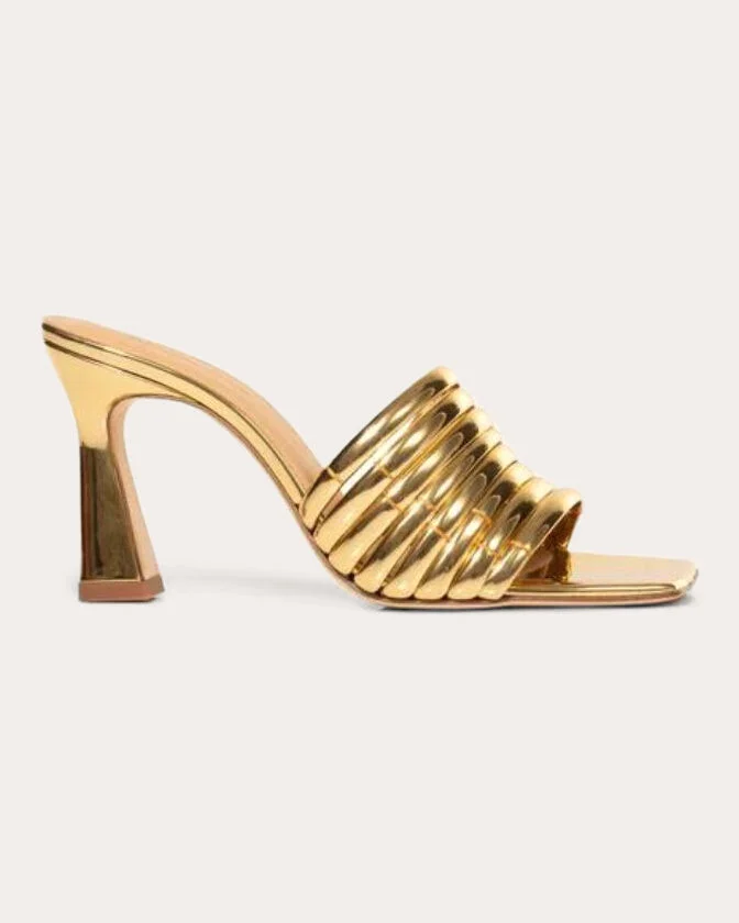 Ace Metallic-Leather Mule