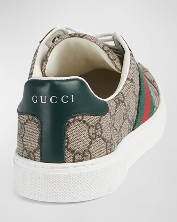 Ace Monogram Canvas Low-Top Sneakers - Image 7
