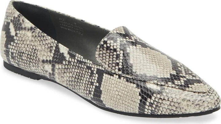 Black-White Embossed Snake