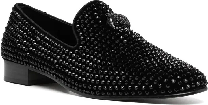Ace Stud crystal-embellished loafers - Image 2