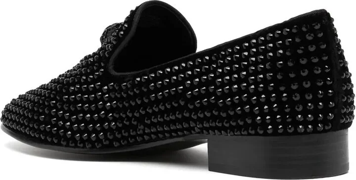 Ace Stud crystal-embellished loafers - Image 3