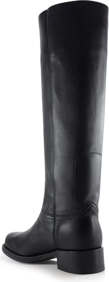 Achilla Boots, Black Leather - Image 6