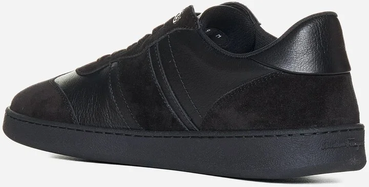 Achille Leather And Suede Sneakers - Image 3