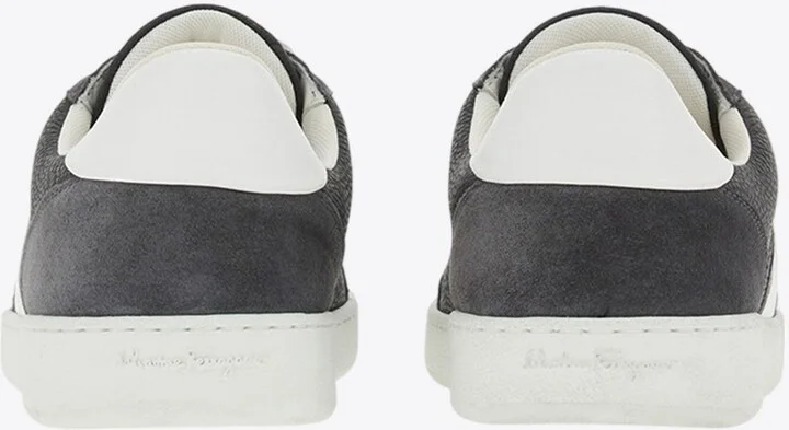 Achille Logo Leather Sneakers - Image 2