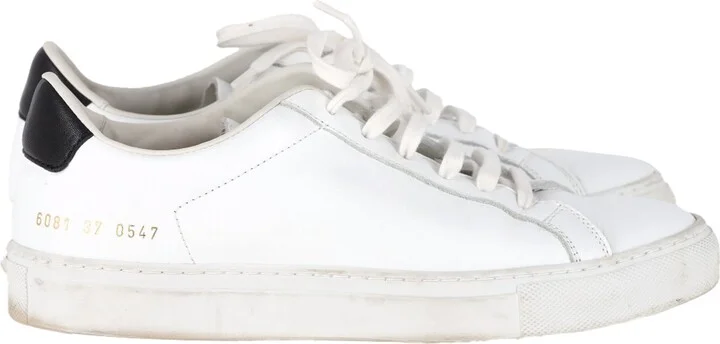 Achilles Low-Top Sneakers in White Leather