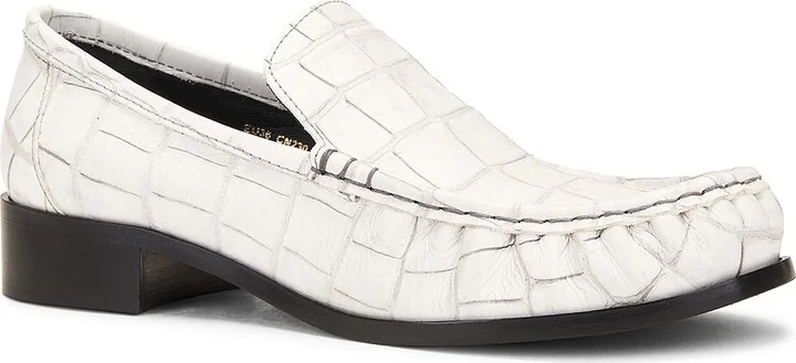 Acne Studios Babi Due Gemini Loafet in White - Image 2