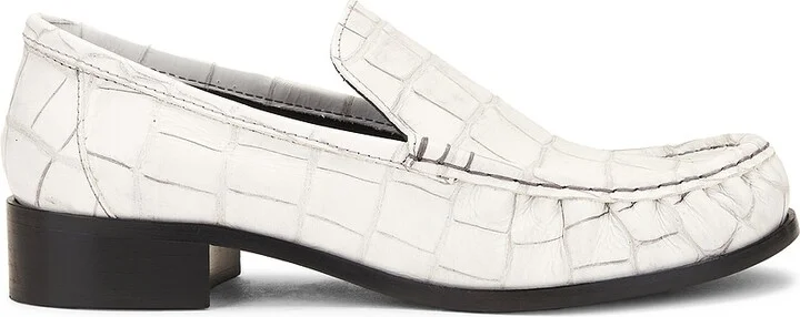 Acne Studios Babi Due Gemini Loafet in White