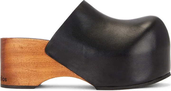 Acne Studios Barlo Clog in Black