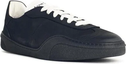 Acne Studios 'Bars Nubuk M' Black Leather Sneakers - Image 2