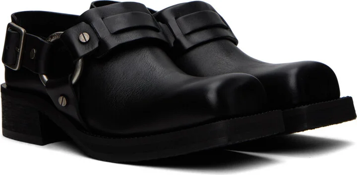 Acne Studios Black Buckle Loafers - Image 4