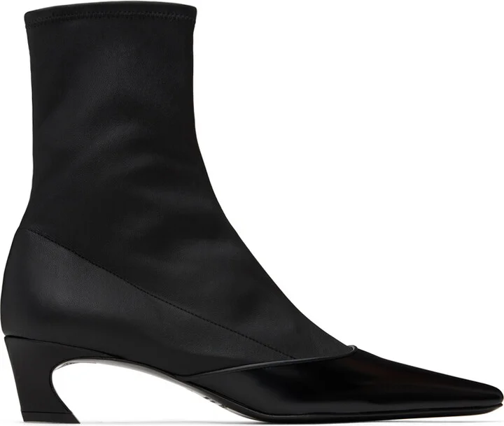 Acne Studios Black Heeled Ankle Boots
