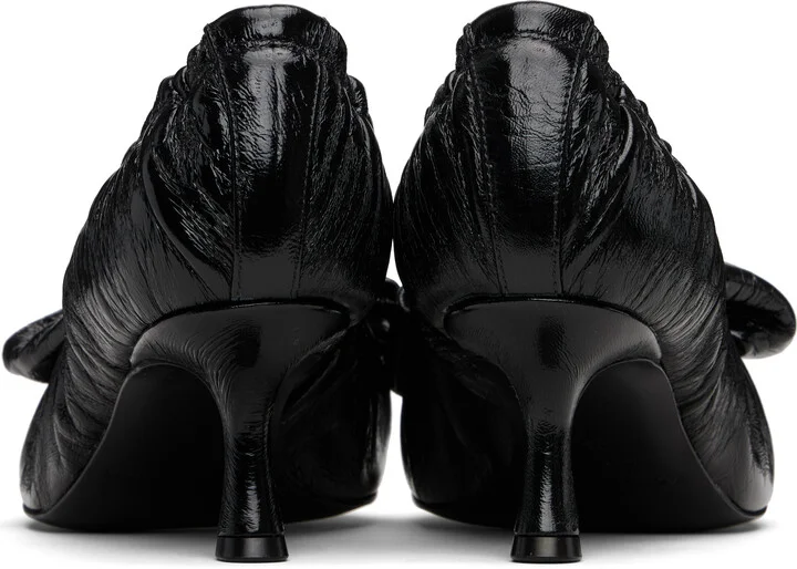 Acne Studios Black Leather Heels - Image 2