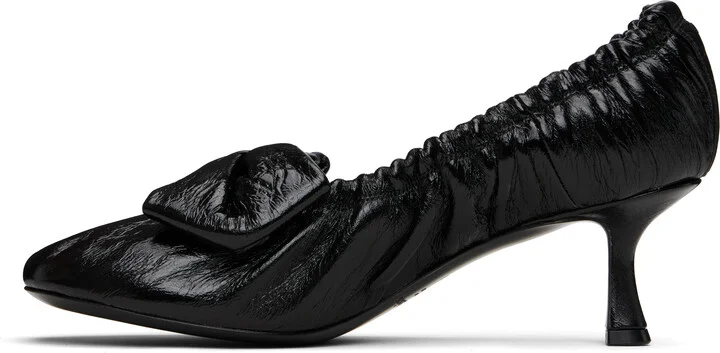 Acne Studios Black Leather Heels - Image 3