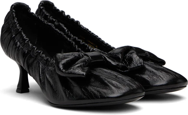 Acne Studios Black Leather Heels - Image 4