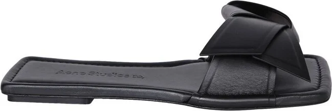 Acne Studios Bow Detailed Slip-On Slides