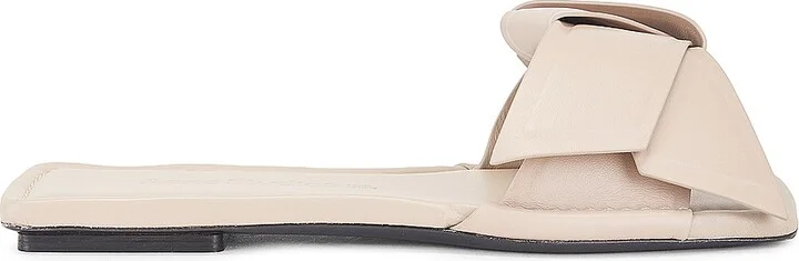 Acne Studios Bow Slide in Beige