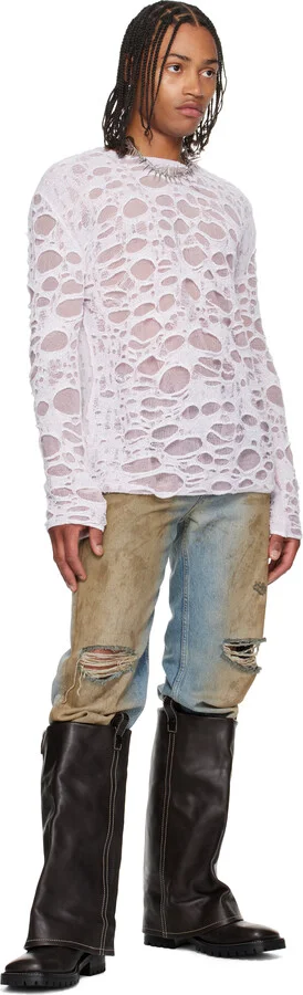 Acne Studios Brown Leather Boots - Image 5
