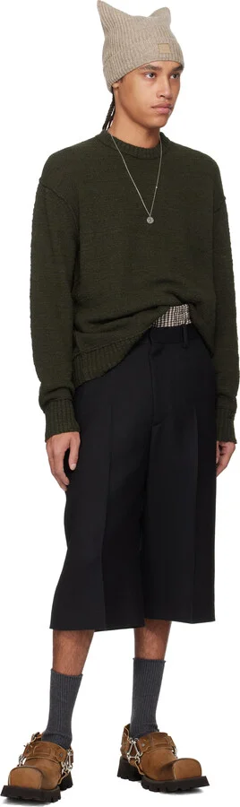 Acne Studios Brown Leather Buckle Mules - Image 5