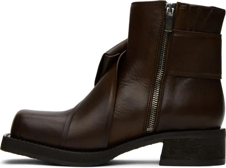 Acne Studios Brown Musubli Boots - Image 3