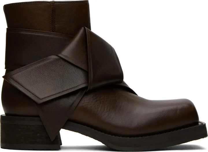 Acne Studios Brown Musubli Boots