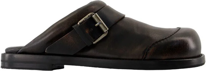 Acne Studios Buckle Mules