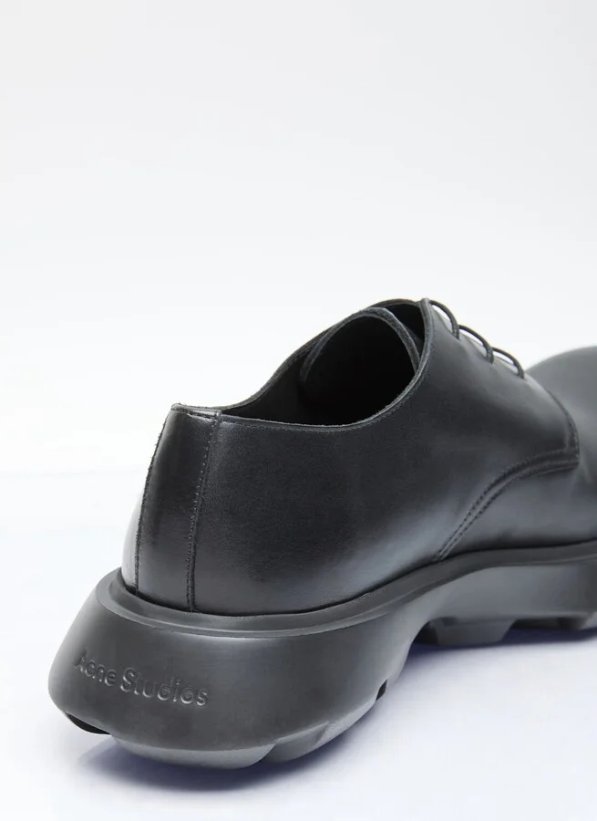 Acne Studios Leather Lace-up Shoes - Man Lace Ups Black Eu - 43 - Image 5