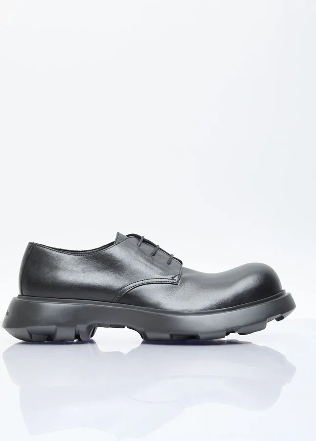 Acne Studios Leather Lace-up Shoes - Man Lace Ups Black Eu - 43