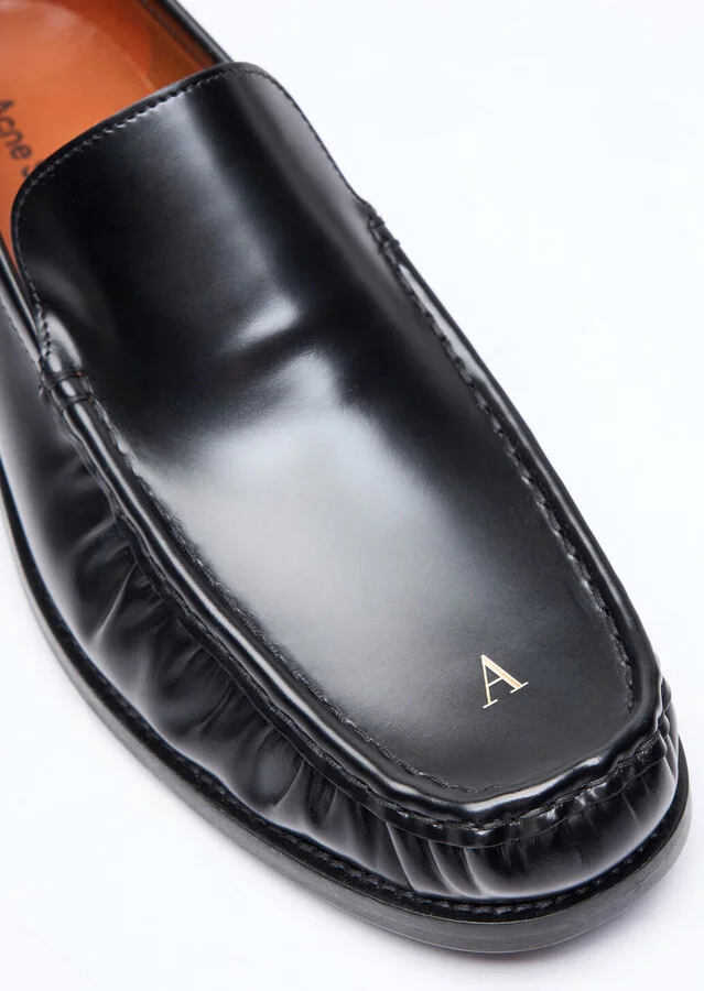 Acne Studios Leather Loafers - Man Loafers Black Eu - 45 - Image 2