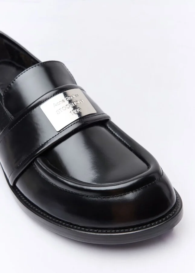 Acne Studios Leather Loafers - Woman Loafers Black Eu - 41 - Image 2